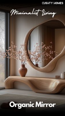 Gương Organic & Bàn Console Uốn Lượn Phong Cách Minimalist