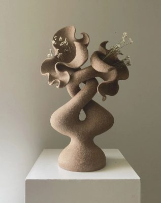 Sculptural Organic Twined Vase
