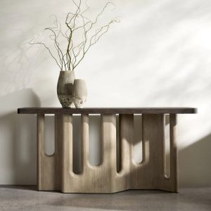 Bàn Console Điêu Khắc Tối Giản Scandinavian